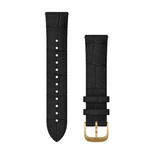GARMIN remienok - QUICK RELEASE 20 MM 24K GOLD PVD - čierna/zlatá