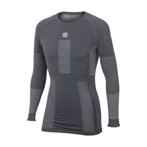 SPORTFUL Cyklistické tričko s dlhým rukávom - 2ND SKIN - šedá M-L