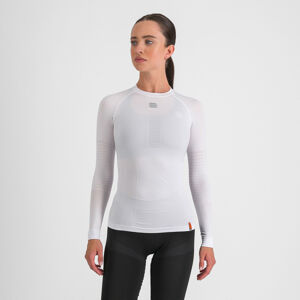SPORTFUL Cyklistické tričko s dlhým rukávom - 2ND SKIN - biela XS