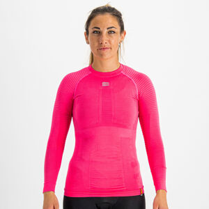 SPORTFUL Cyklistické tričko s dlhým rukávom - 2ND SKIN - ružová