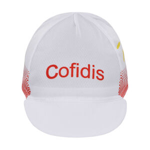 BONAVELO Cyklistická čiapka - COFIDIS 2020 - červená/biela UNI