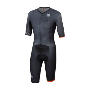 SPORTFUL Cyklistická kombinéza - BODYFIT PRO BOMBER - čierna 2XL