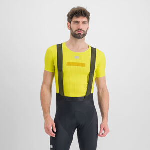SPORTFUL Cyklistické tričko s krátkym rukávom - PRO BASELAYER - žltá L