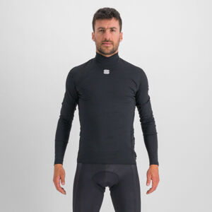 SPORTFUL Cyklistické tričko s dlhým rukávom - SOTTOZERO - čierna 3XL