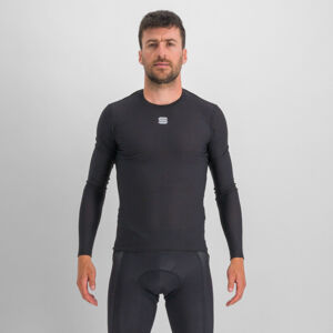 SPORTFUL Cyklistické tričko s dlhým rukávom - BODYFIT PRO - čierna 3XL