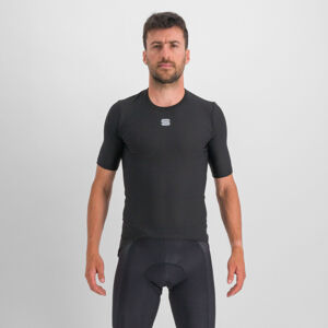 SPORTFUL Cyklistické tričko s krátkym rukávom - BODYFIT PRO - čierna