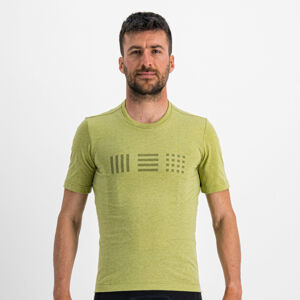 SPORTFUL Cyklistické tričko s krátkym rukávom - GIARA - svetlo zelená L