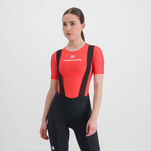 SPORTFUL Cyklistické tričko s krátkym rukávom - PRO BASELAYER - červená XS