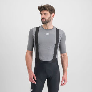 SPORTFUL Cyklistické tričko s krátkym rukávom - FIANDRE THERMAL - šedá XL