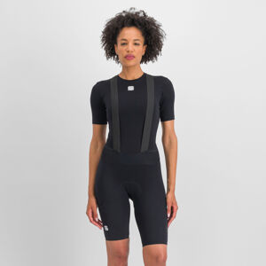 SPORTFUL Cyklistické tričko s krátkym rukávom - MERINO - čierna S