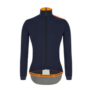 SANTINI Cyklistická zateplená bunda - VEGA MULTI - modrá L