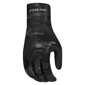 SCOTT Cyklistické rukavice dlhoprsté - WINTER STRECH LF - šedá/čierna XL