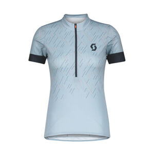 SCOTT Cyklistický dres s krátkym rukávom - ENDURANCE 20 LADY - svetlo modrá S