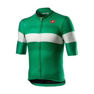 CASTELLI Cyklistický dres s krátkym rukávom - LA MITICA - zelená/biela