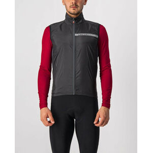 CASTELLI Cyklistická vesta - SQUADRA STRECH - čierna XL