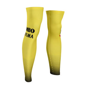 BONAVELO Cyklistické návleky na nohy - JUMBO-VISMA 2019 - žltá