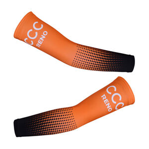 BONAVELO Cyklistické návleky na ruky - CCC 2019 - oranžová M