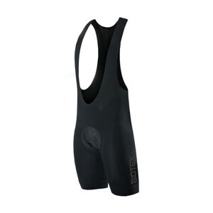 BIOTEX Cyklistické nohavice krátke s trakmi - EMANA - čierna XL-2XL