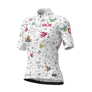 ALÉ Cyklistický dres s krátkym rukávom - VERSILIA LADY - biela S