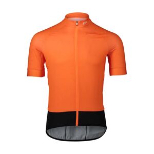 POC Cyklistický dres s krátkym rukávom - ESSENTIAL ROAD - oranžová/čierna
