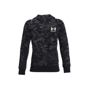 UNDER ARMOUR-UA Rival Flc ABC Camo Hoodie-BLK Čierna 149/160