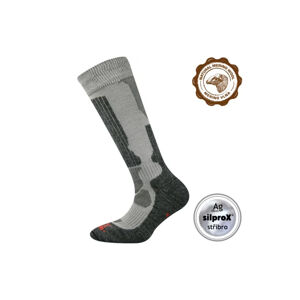 VOXX-Merino Etrexík-kneesock-Light grey Šedá 35/38