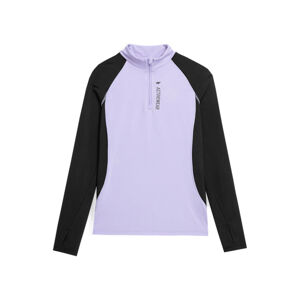 4F-WOMENS FUNCTIONAL SWEATSHIRT BLDF010-20S-DEEP BLACK Čierna XS