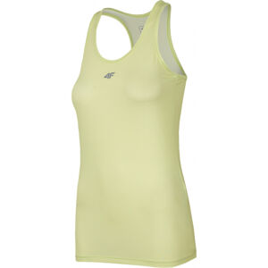 4F-WOMEN-S FUNCTIONAL T-SHIRT CANARY GREEN-NOSH4-TSDF001-45S Žltá L