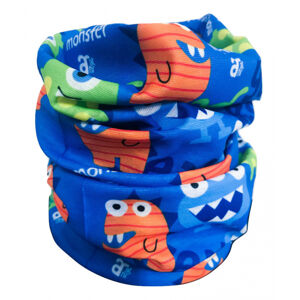 AUTHORITY-Tube for kids-MONSTER Modrá UNI
