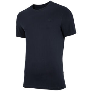 4F-MENS T-SHIRT-NOSH4-TSM003-31S-NAVY Modrá M