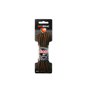 SOFSOLE-LACES OUTDOOR 801980 DARK BROWN WAXED 183 CM Hnedá 183 cm