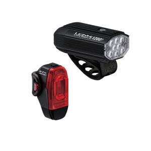 LEZYNE-LITE DRIVE 1200+ /  KTV DRIVE PRO+ PAIR Čierna